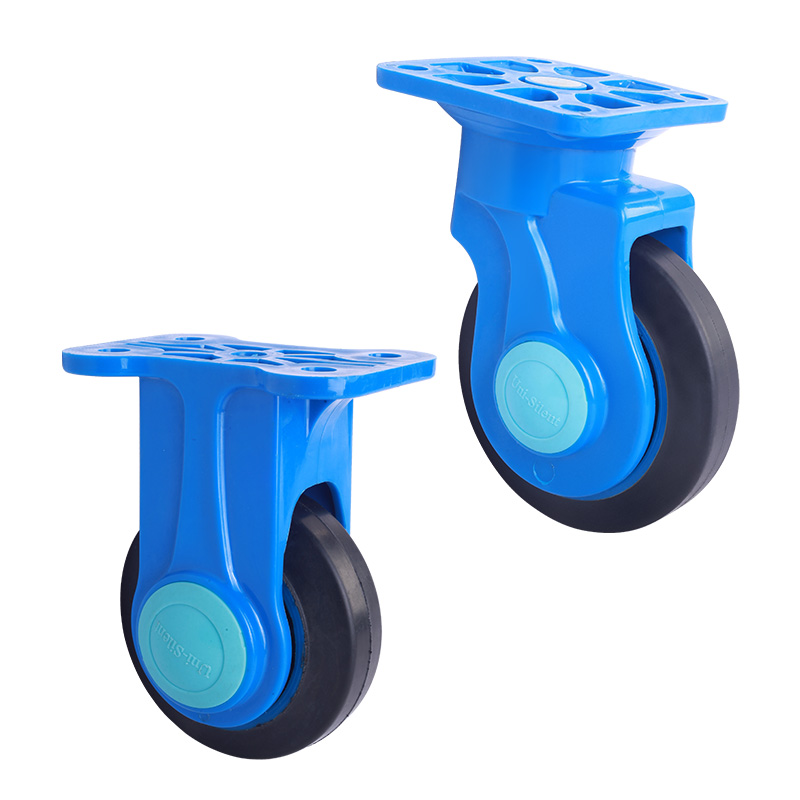 Double-Layer Plastic Hand Trolley