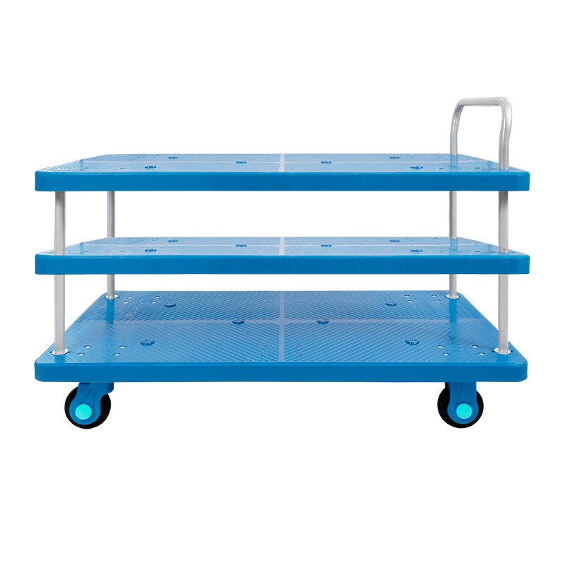 Triple-Layer Plastic Hand Trolley