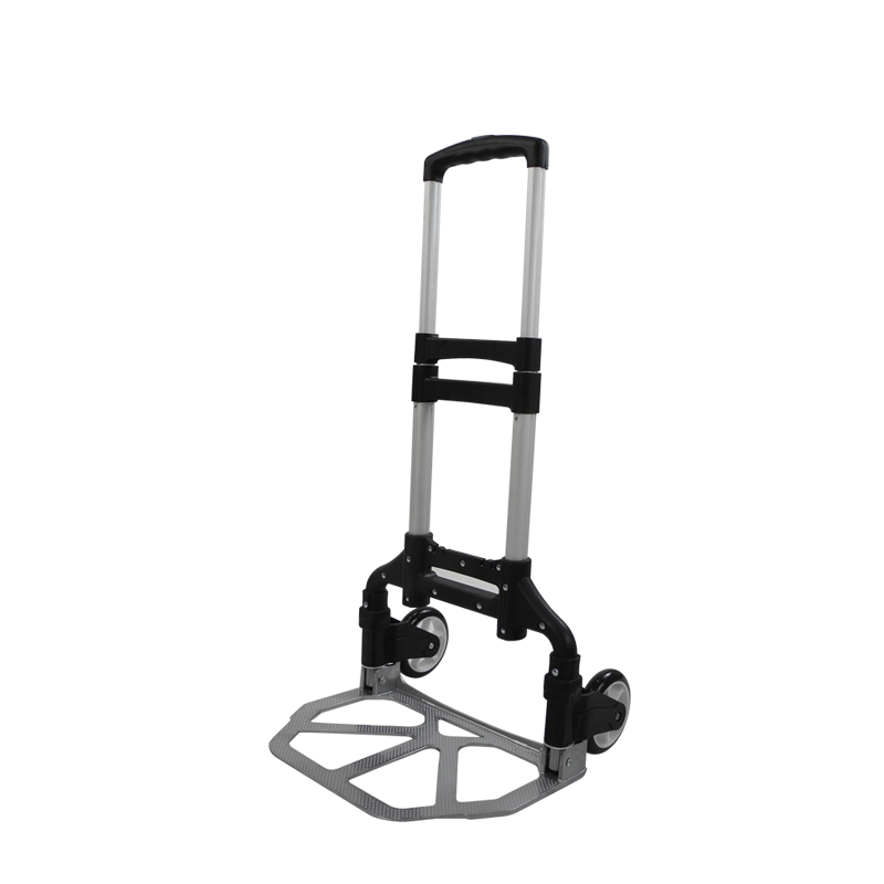 Aluminum 2 Wheel Adjustable Luggage Cart 