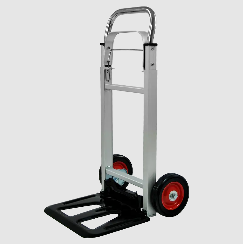 Aluminum Foldable Hand Truck with Telescopic Handle Luggae Cart 