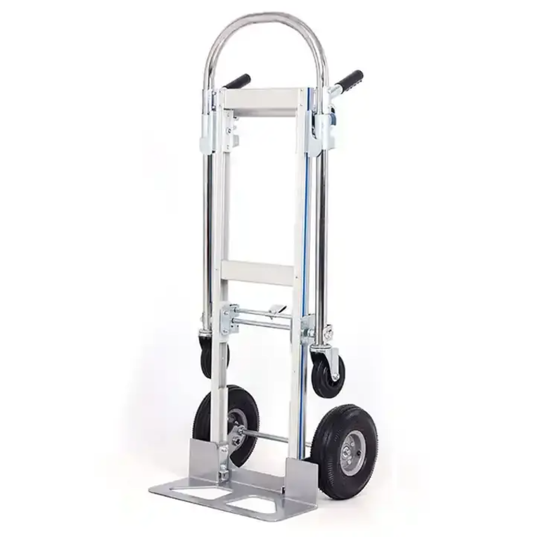  2 IN 1 Heavy Duty Multi-purpose Luggage Hand Cart Aluminum Hand Push Trolley