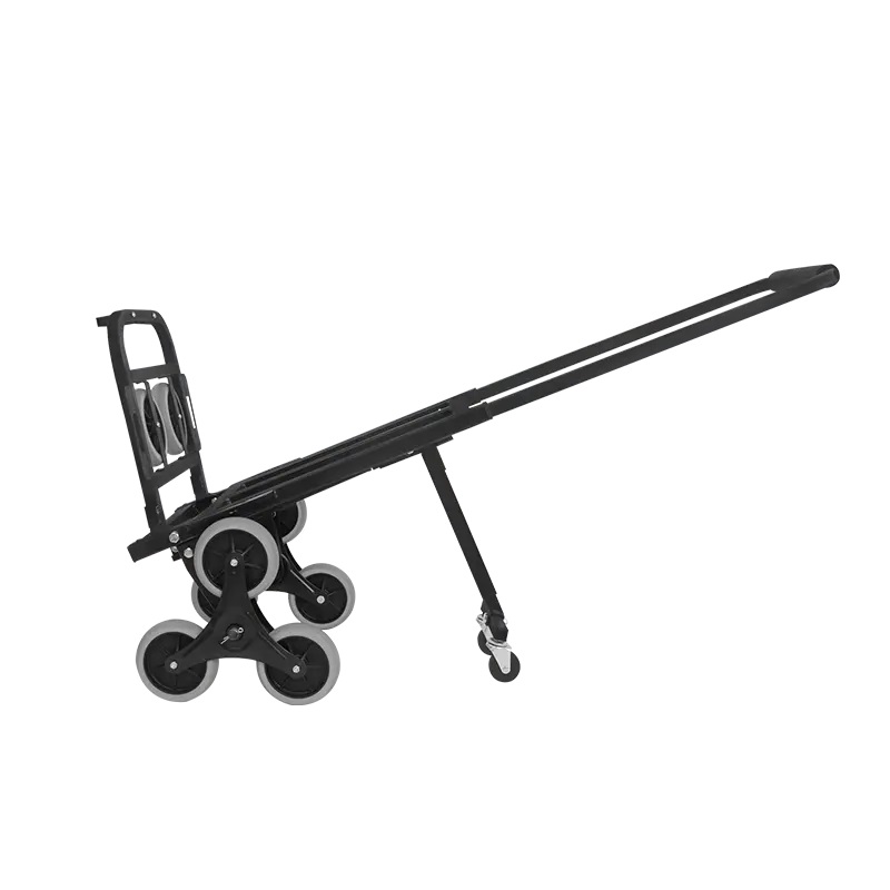  Uni-Silent 150kg Heavy Duty Climbing Wheel Stairs Hand Cart With Spare Wheels Folding Trolley FHT150-6S