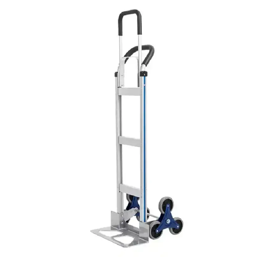  Uni-Silent 440LB Loading Climbing Stairs Aluminum Hand Truck 6 Wheels Climbing Hand Truck FHT200-6S