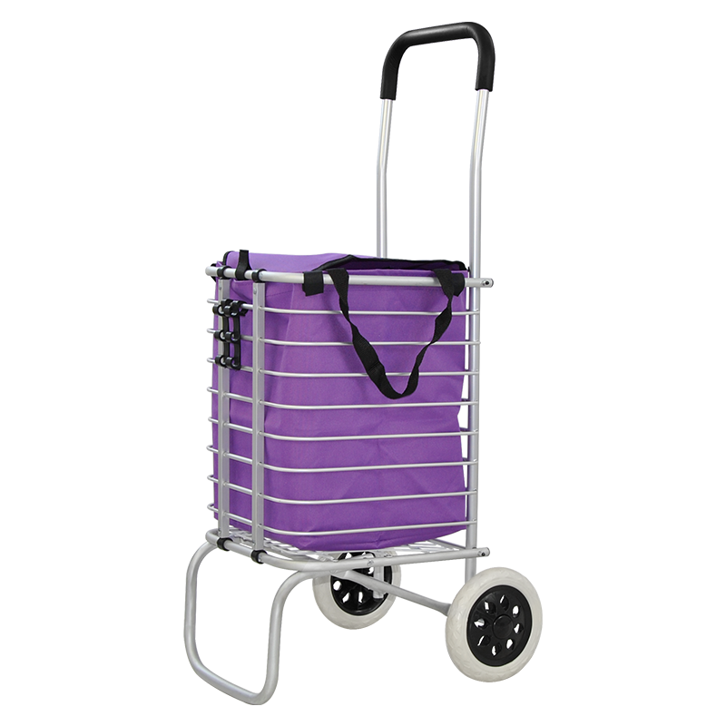 Portable Shopping Trolley Bag with Wheels Foldable Trolley Carry Hand Trolley Cart For Grocery and Supermarket FST40