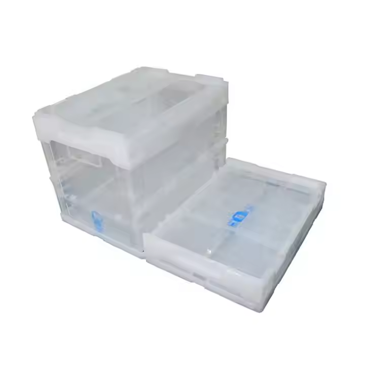 Uni-Silent Collapsible Stackable Plastic Folding Crates