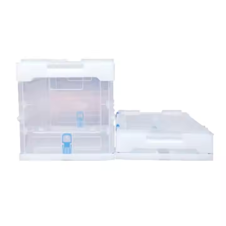 Uni-Silent Collapsible Stackable Plastic Folding Crates