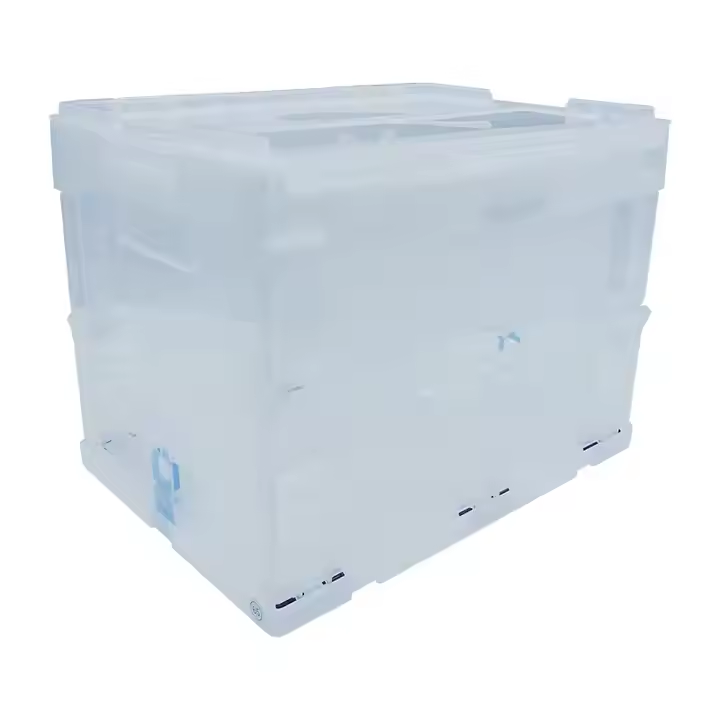 Uni-Silent Collapsible Stackable Plastic Folding Crates