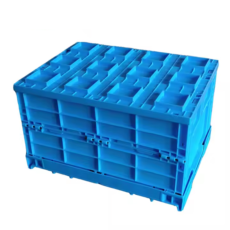 Uni-Silent Plastic Crate Folding Container Turnover Box