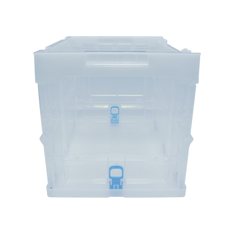 New PP Collapsible Stackable Logistics Box Plastic Folding Crates Clothes Warehouse Foldable Storage Create TX362627W 