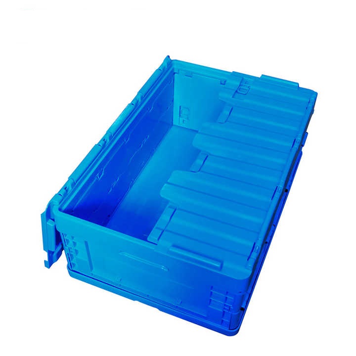 Uni-Silent Plastic Stackable Container Box Folding Storage Crate Logistic Turnover Box LX604032C