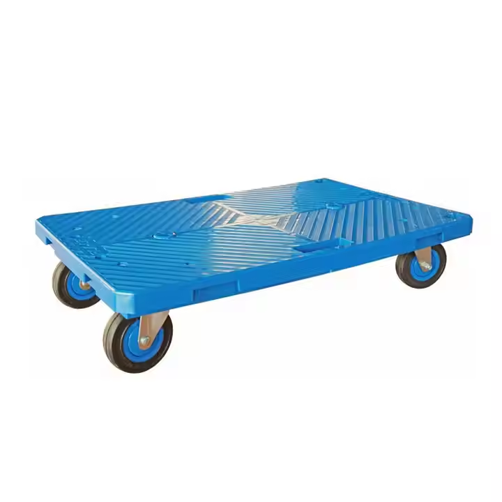 Interlocking Plastic Light Duty Platform Truck Dolly Moving Dolly Flat Dolly With/without Handle